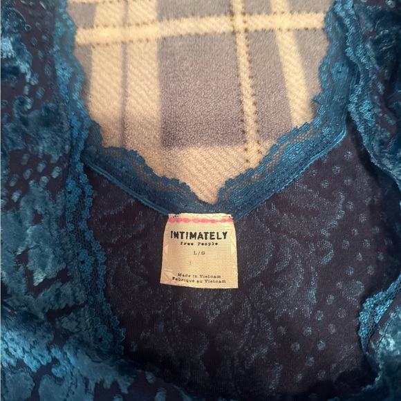 Free People Teal Long Sleeve Dress - Picture 2 of 4